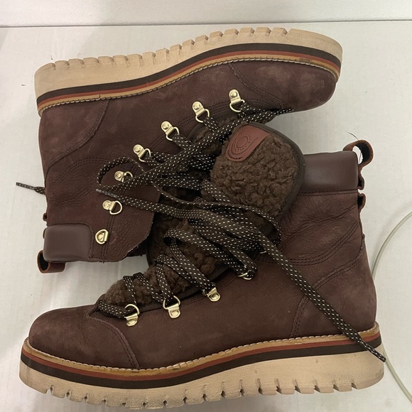 Cole Haan Brown Leather Boots - Picture 1 of 9